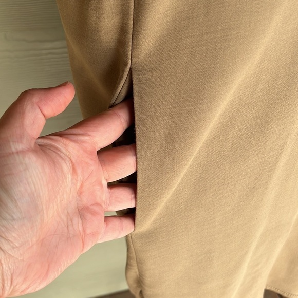 3.1 Phillip Lim Hi-Lo Wool Blend Sleeveless Dress with Leather Collar - Picture 3 of 15